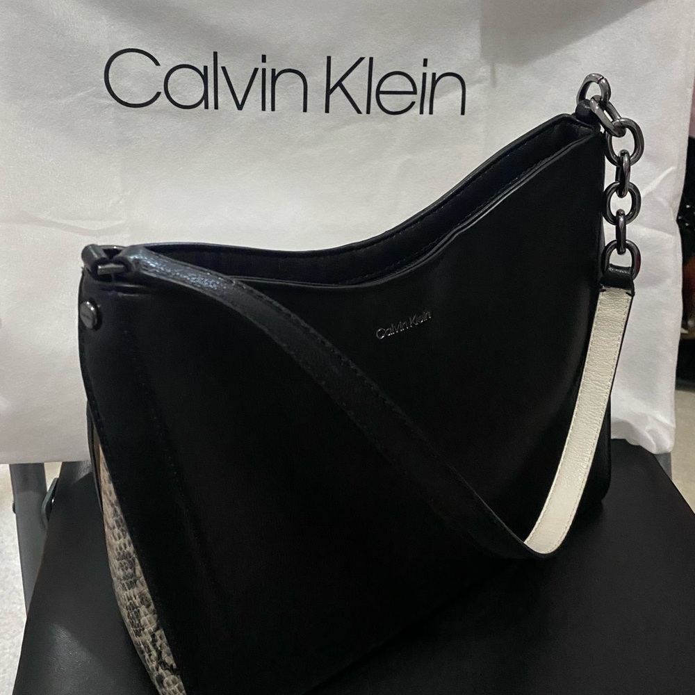 Calvin Klein Bag With Python Print Accent - image 1